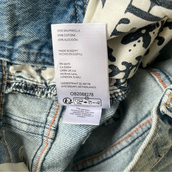 Free People We The Free Eden High Slouchy Flare Jeans Size 28 - Picture 10 of 17